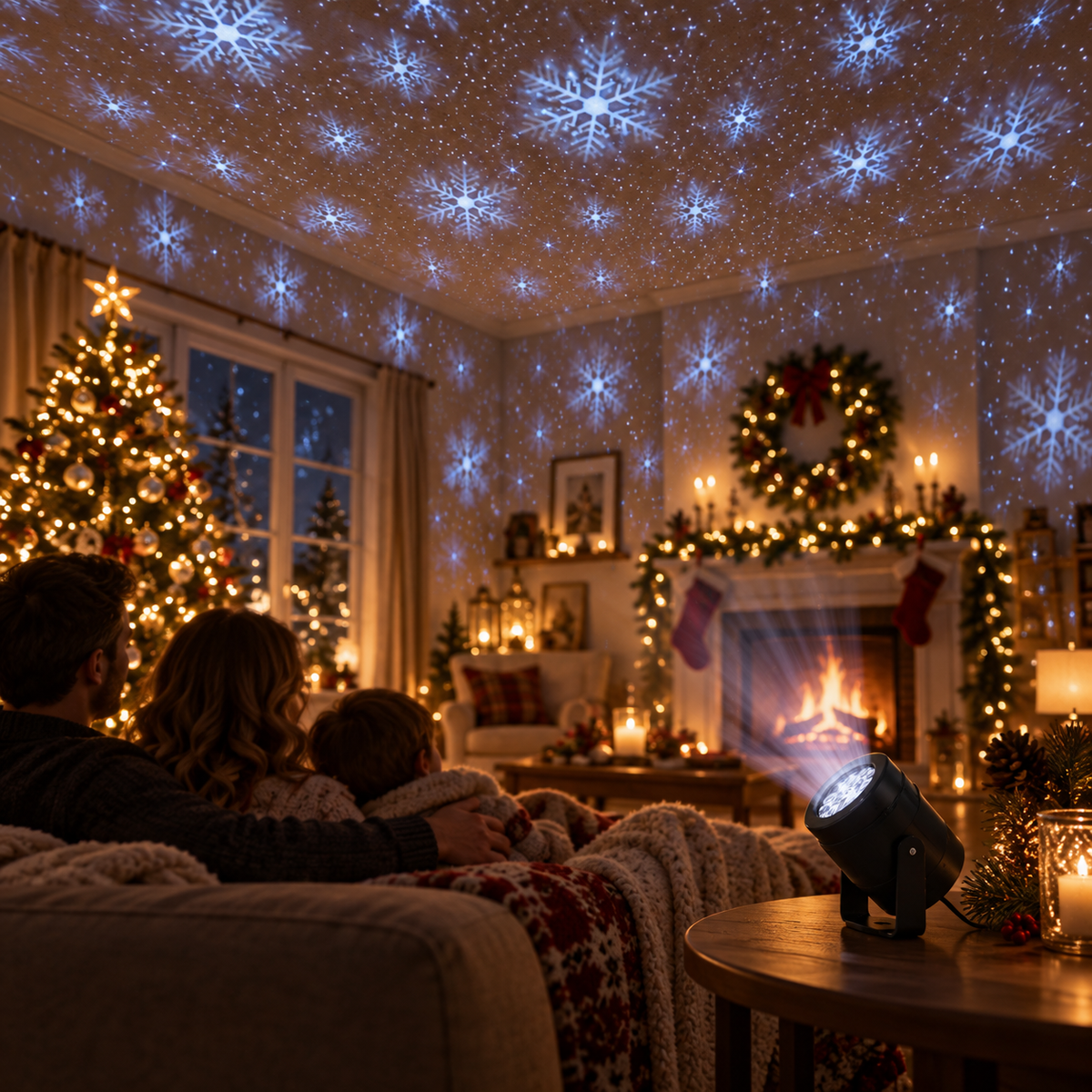 Winter Glow Snowflake Projector