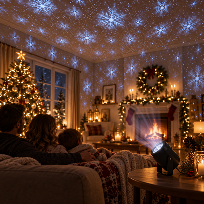 Winter Glow Snowflake Projector
