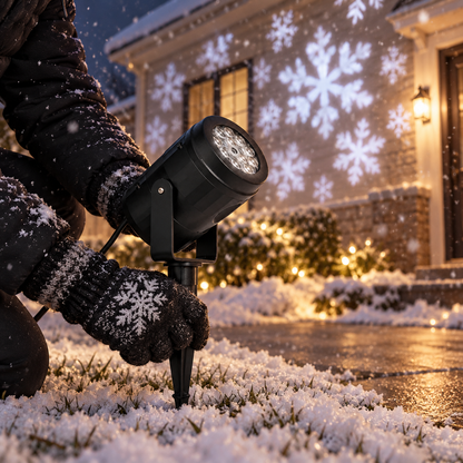 Winter Glow Snowflake Projector