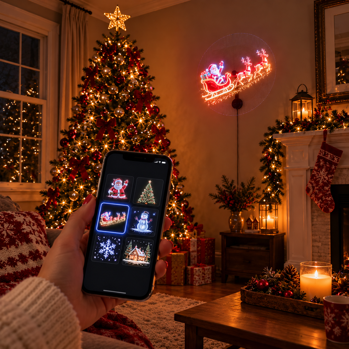 MerryHolo™ Floating 3D Christmas Hologram